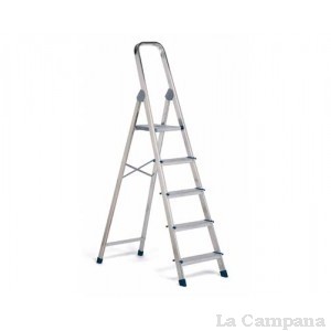 Escalera Aluminio 5 Peldaños Doméstica