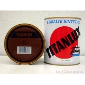 ESMALTE TITANLUX PARDO 750ml 