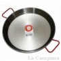 Paellera Valenciana de Acero Pulido 38cm