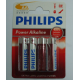 Pilas Alcalinas AA Philips LR6 1.5 V 