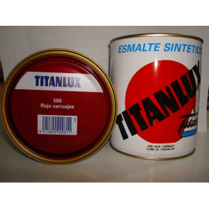 ESMALTE TITANLUX ROJO CARRUAJES 375ml 