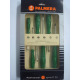 JUEGO 6 DESTORNILLADORES MANGO VERDE PALMERA