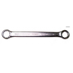LLAVE ESTRIADA PLANA 16-17mm Cr-Va 2 Bocas ACESA
